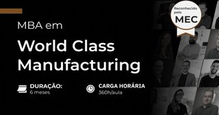  MBA em World Class Manufacturing 