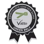 selo CERTIFICAÇÃO GREEN BELT