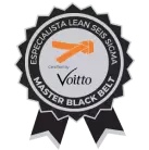 selo CERTIFICAÇÃO MASTER BLACK BELT